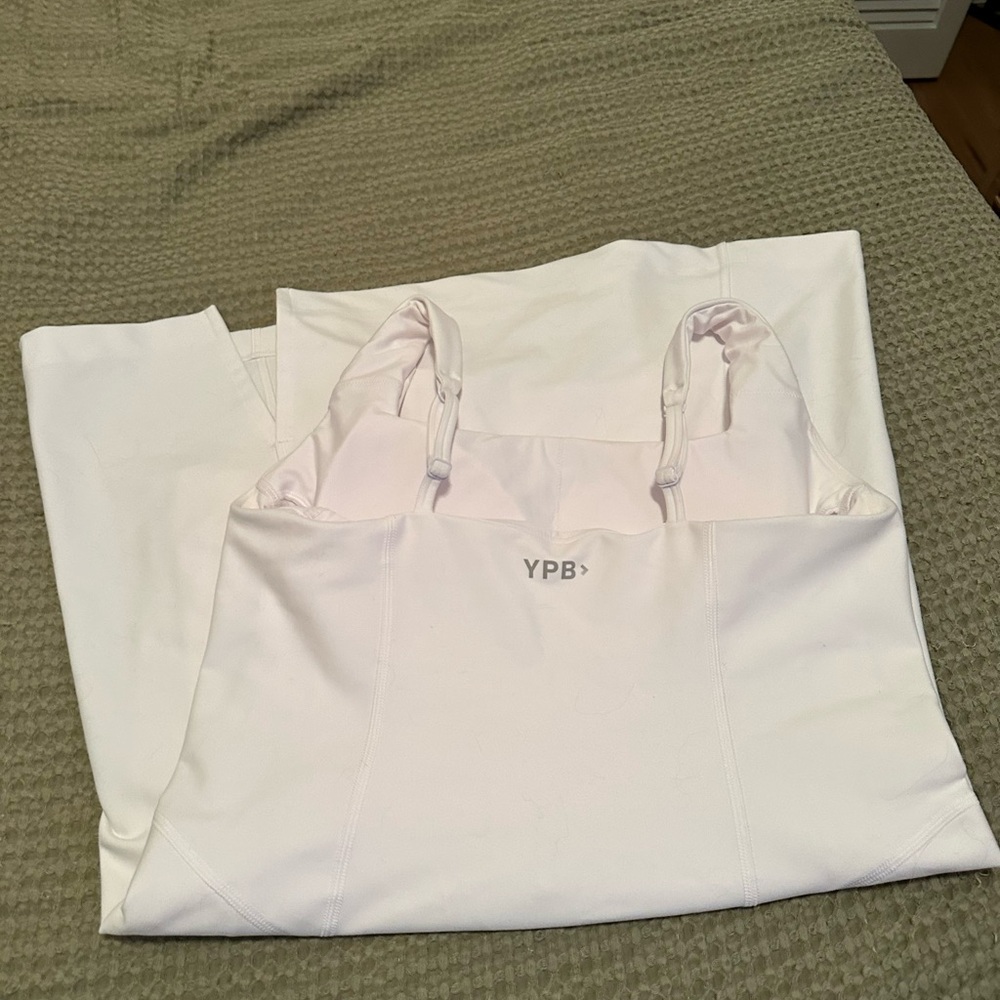 YPB White Activewear Set